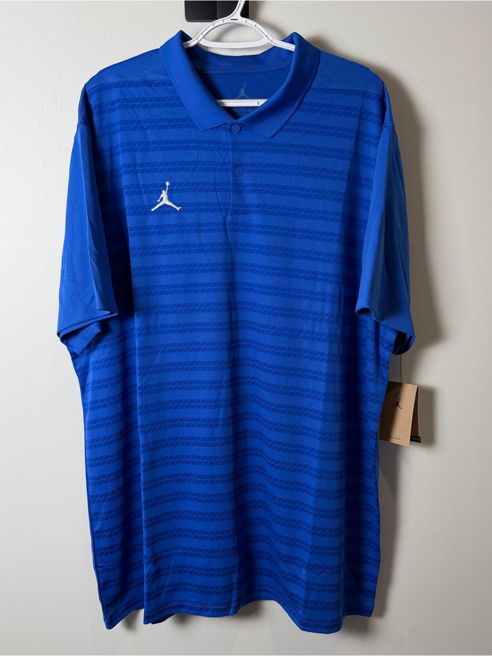 Nike Jordan Dri-FIT Victory Coaches Polo Men XXL Game Royal Blue NWT FN6924-495